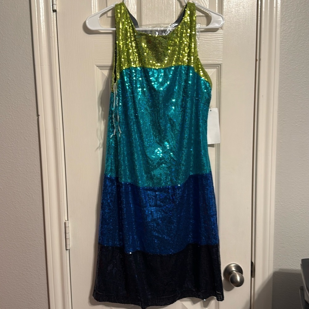 Gabby Skye Sequence Dress Size 12 NWT
